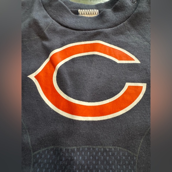NFL Chicago Bears Kids Navy and Orange One Piece 3-6 month NWT - Picture 4 of 6